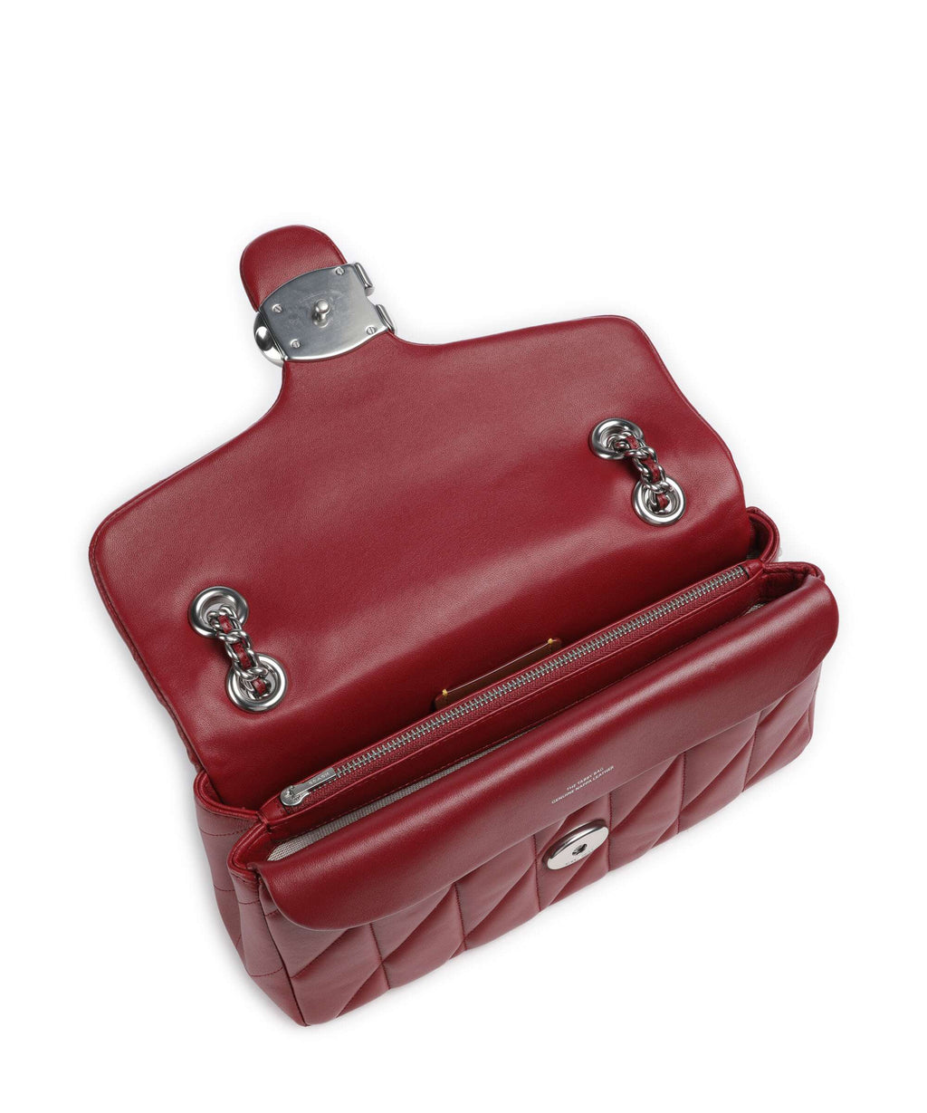 Coach Tabby Quilted 26 Shoulder bag dark ruby