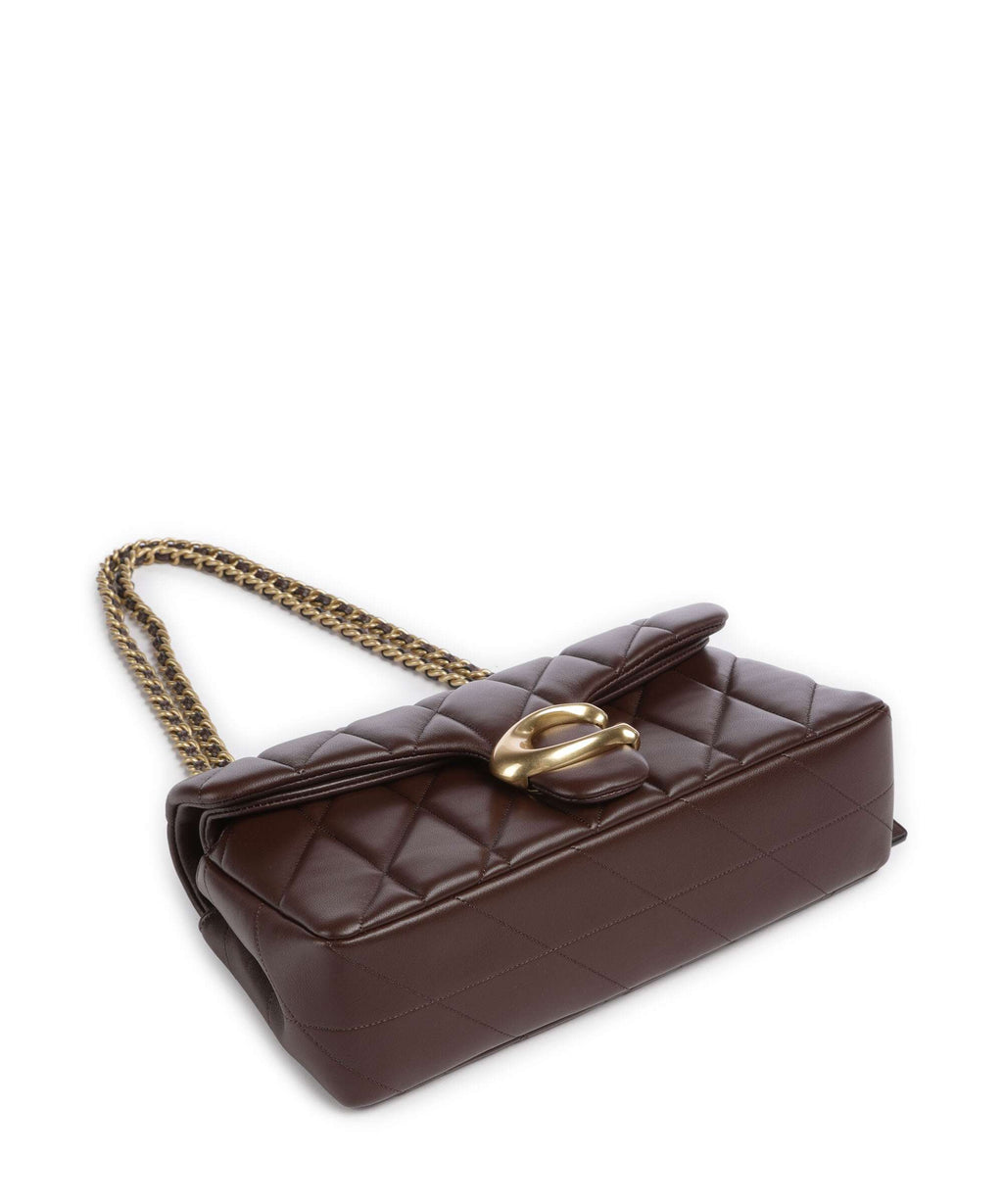 Coach Tabby Quilted 26 Shoulder bag maple