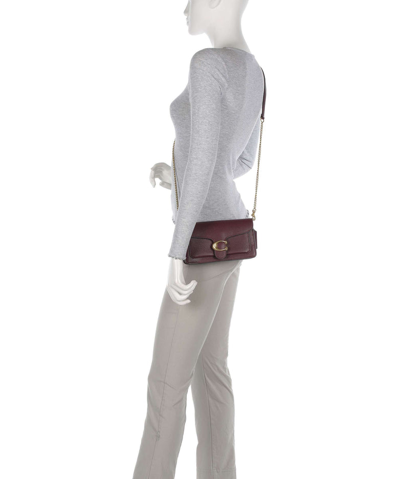 Coach Tabby Chain Crossbody bag merlot