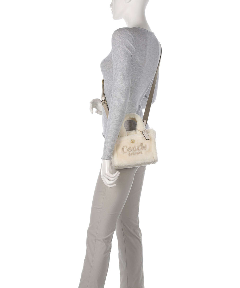 Coach Cargo Shearling 20 Crossbody bag chalk