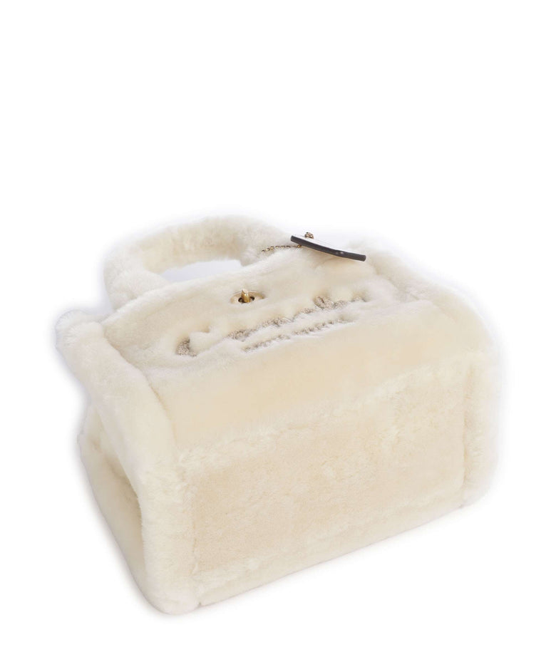 Coach Cargo Shearling 20 Crossbody bag chalk