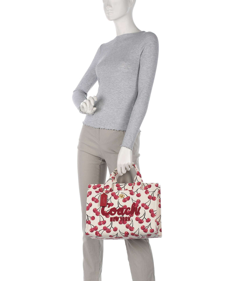 Coach Cargo Cherry Print Handbag chalk/multicolour