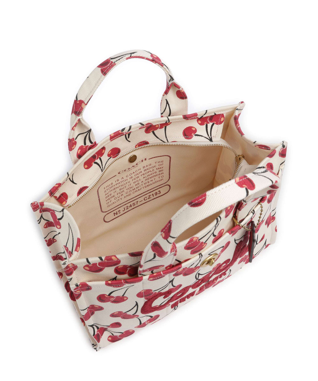 Coach Cargo Cherry Print Handbag chalk/multicolour