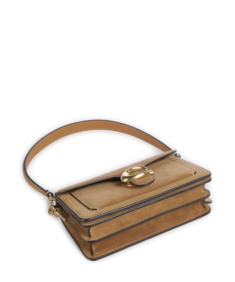 Coach Tabby Suede 20 Shoulder bag sand