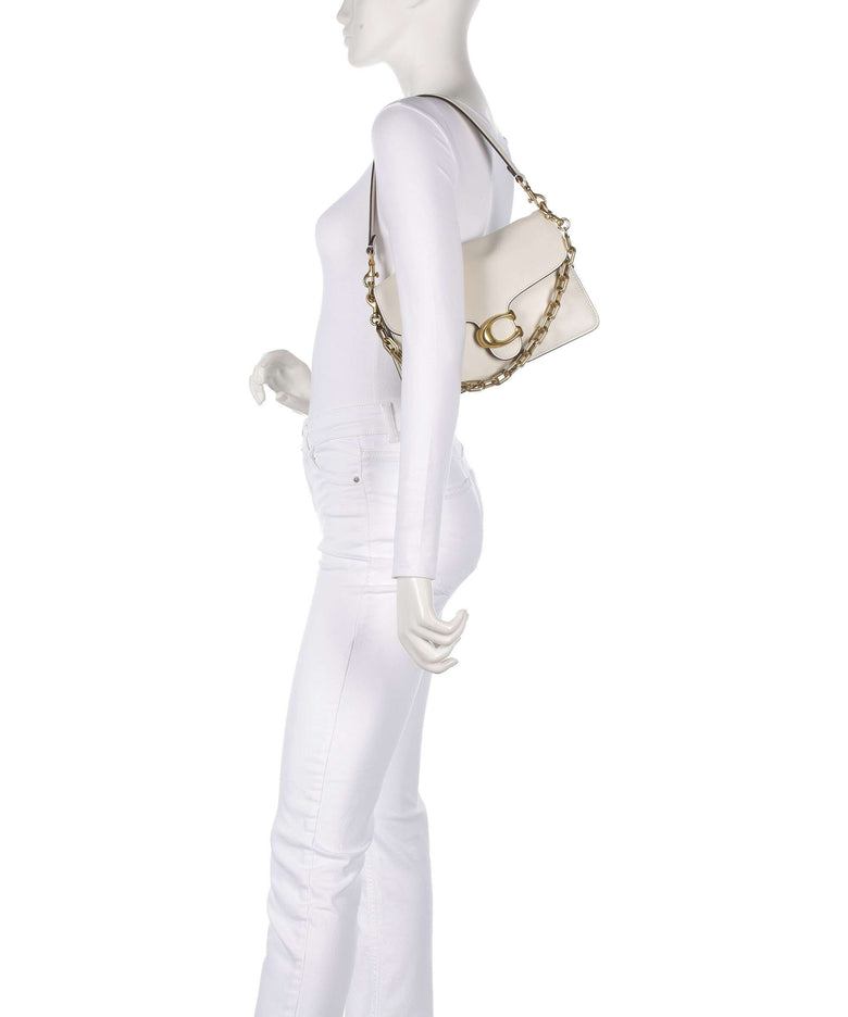 Coach Tabby Soft Chain Shoulder bag chalk