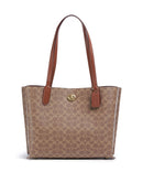 Coach Willow Signature Borsa shopper tan caramel