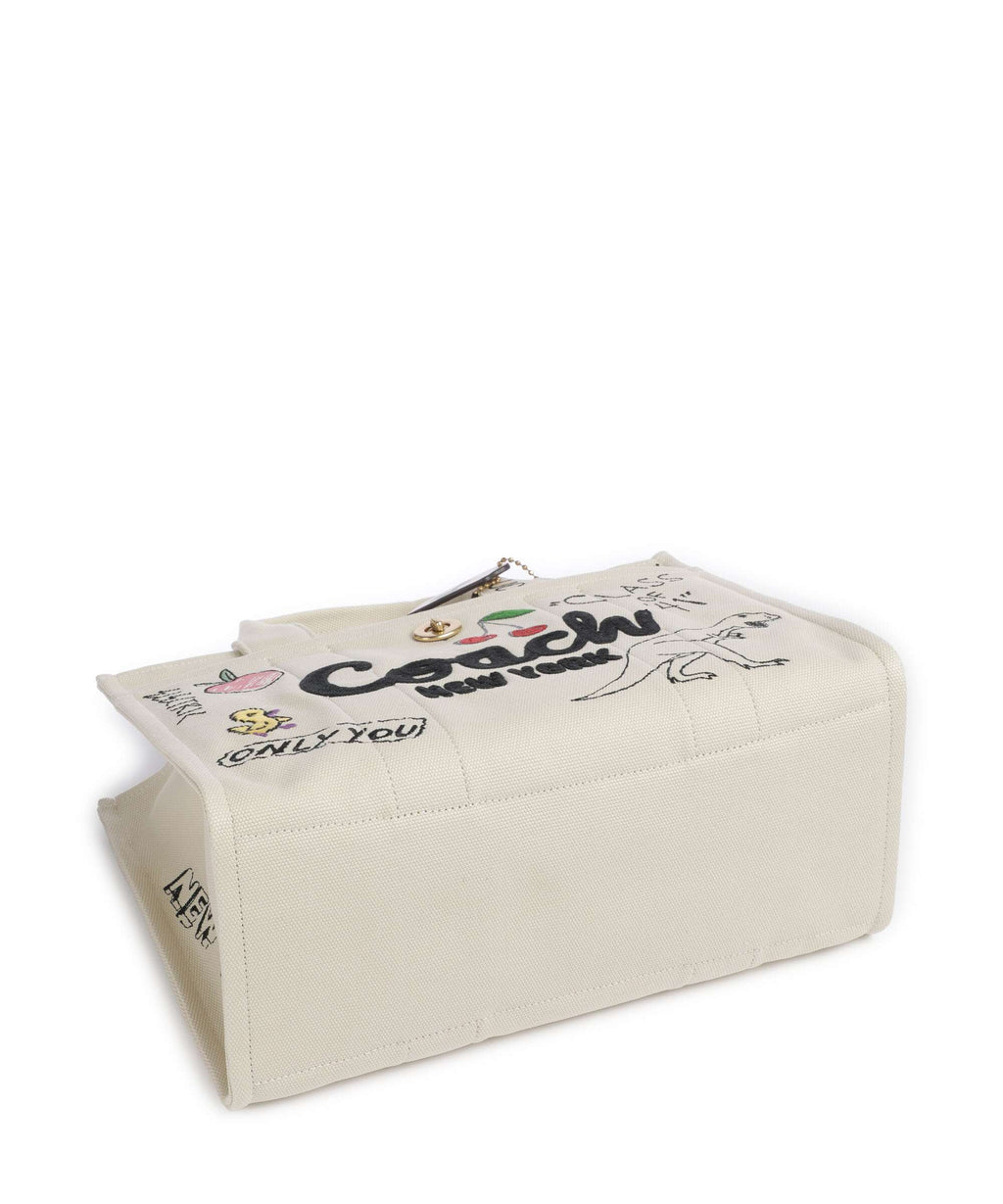 Coach Cargo Sketch Print Handbag natural/multicolour