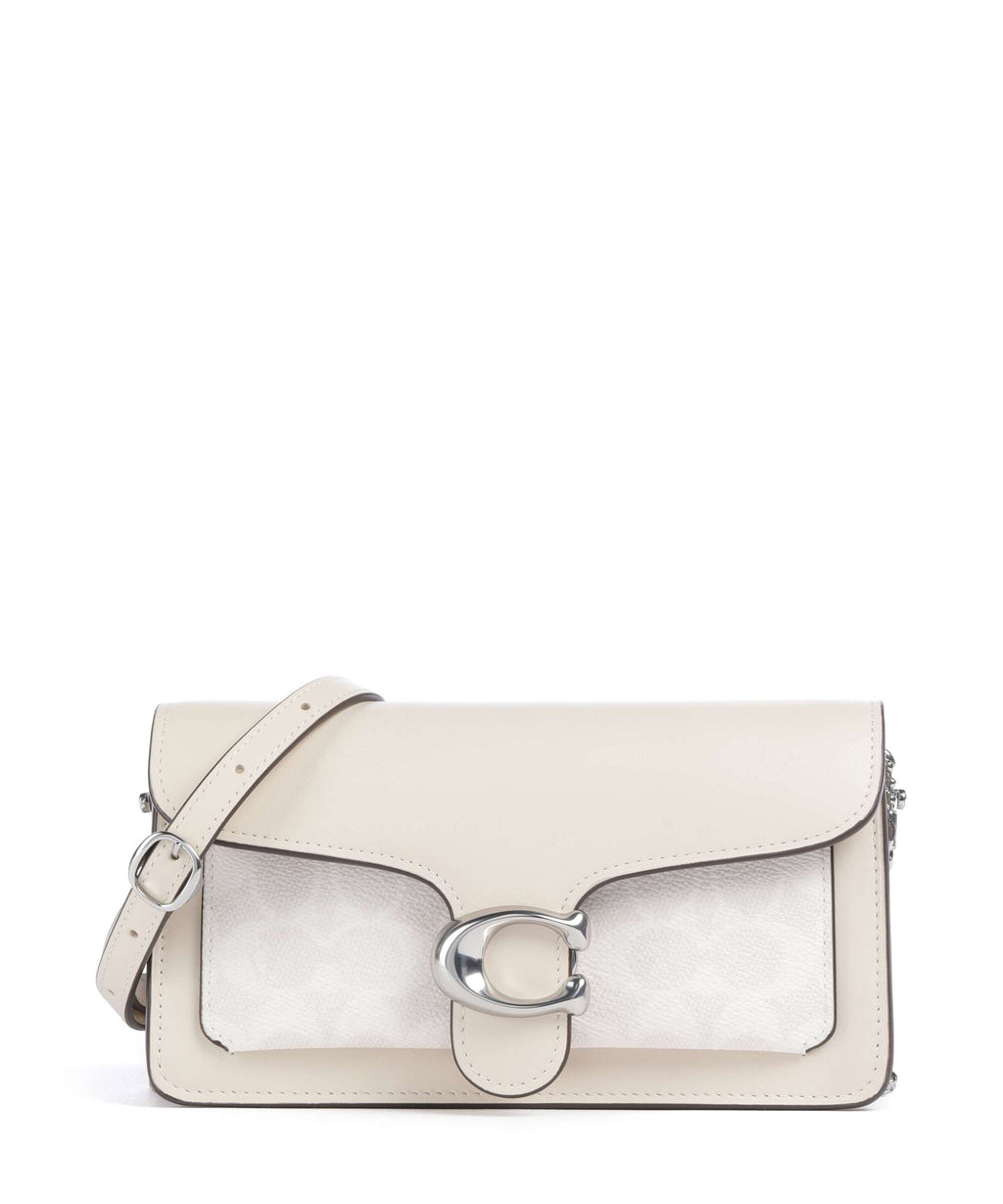 Coach Tabby Chain Crossbody bag white chalk