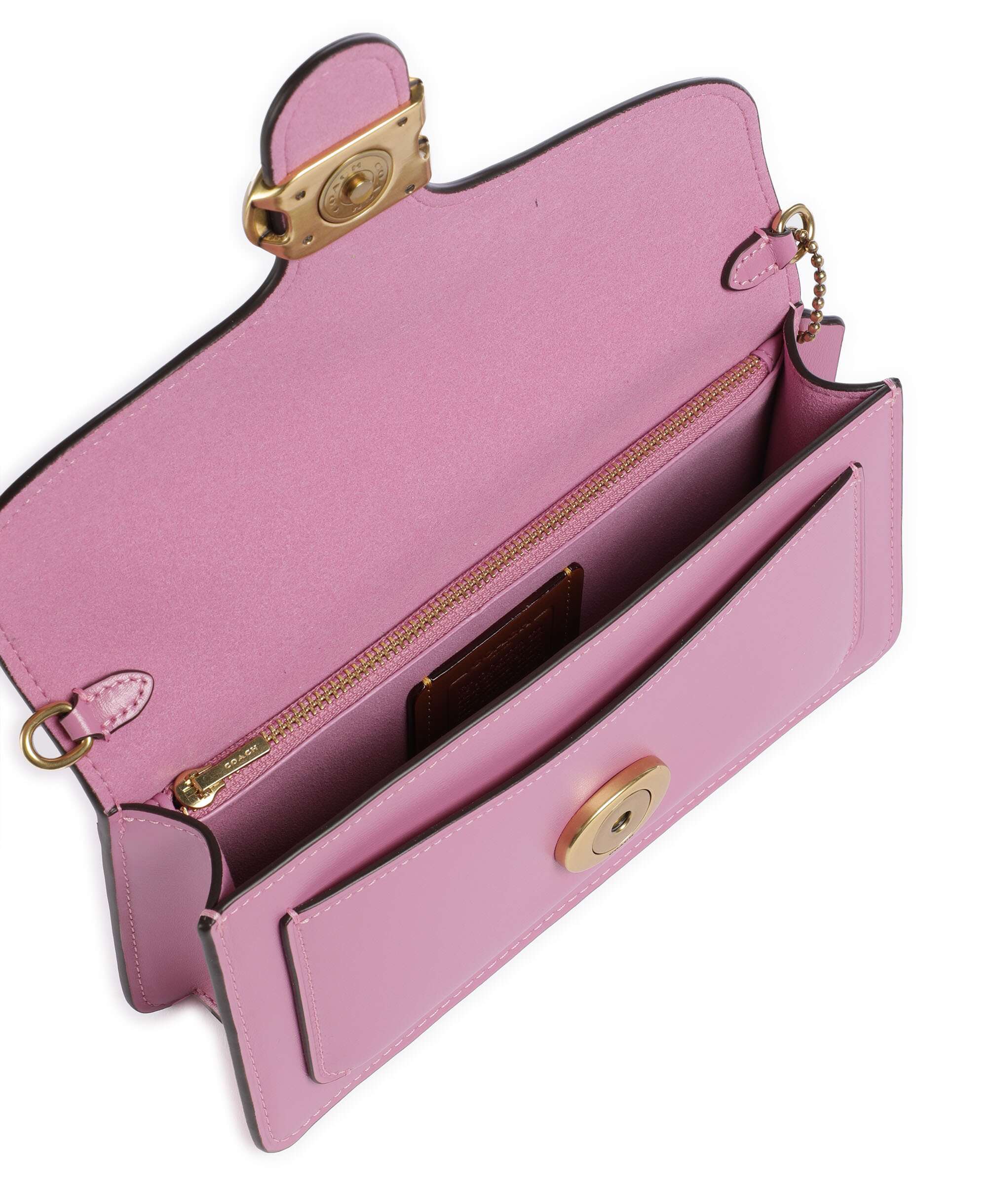 Coach Tabby Chain Crossbody bag fuchsia