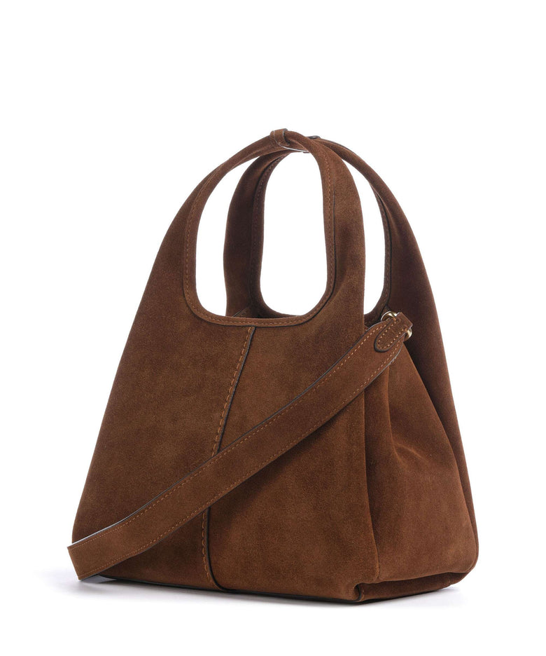 Coach Lana Suede 23 Handbag warm brown