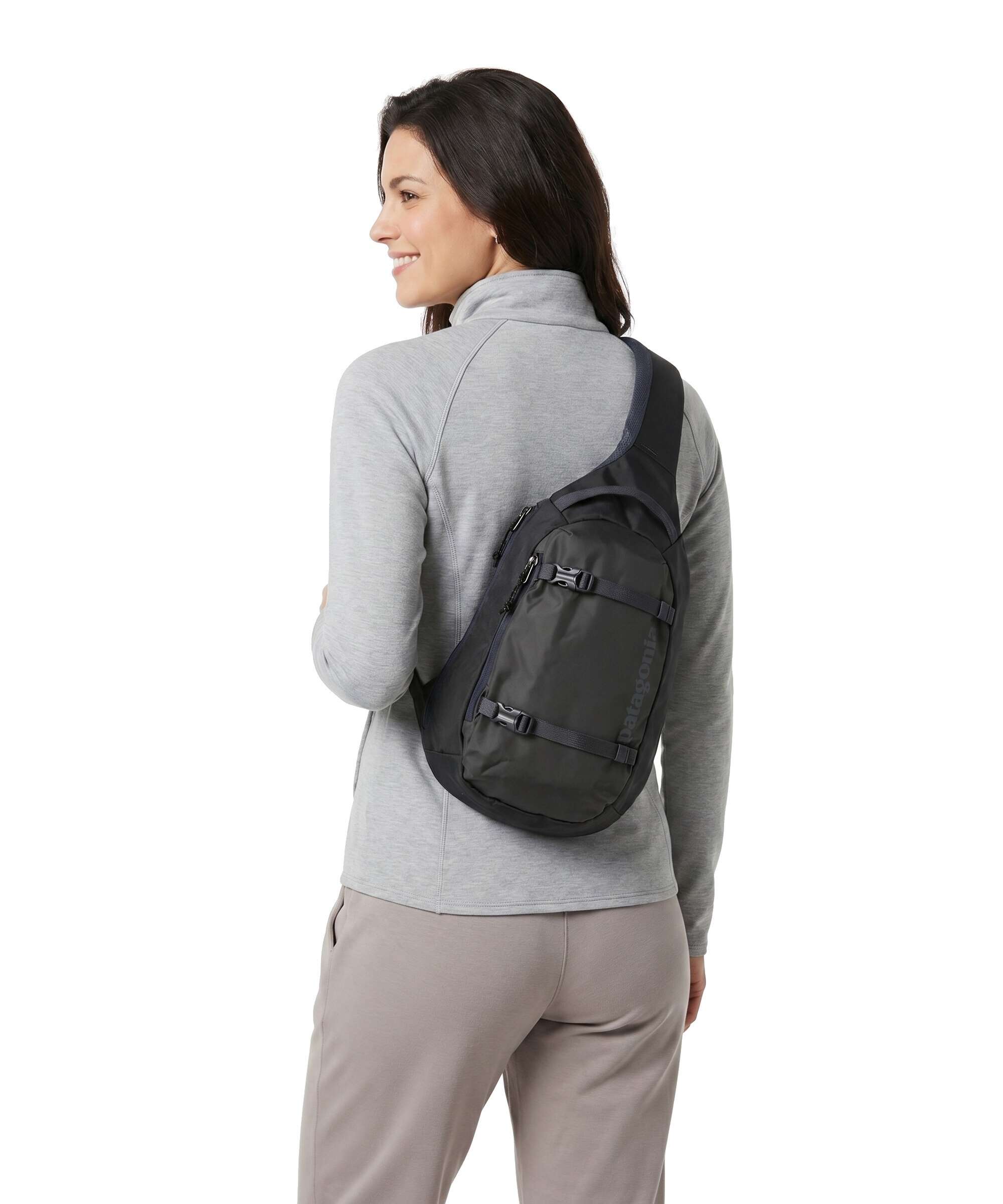 Patagonia Atom 8 Borsa sling poliestere smolder blue - 48262-SMDB