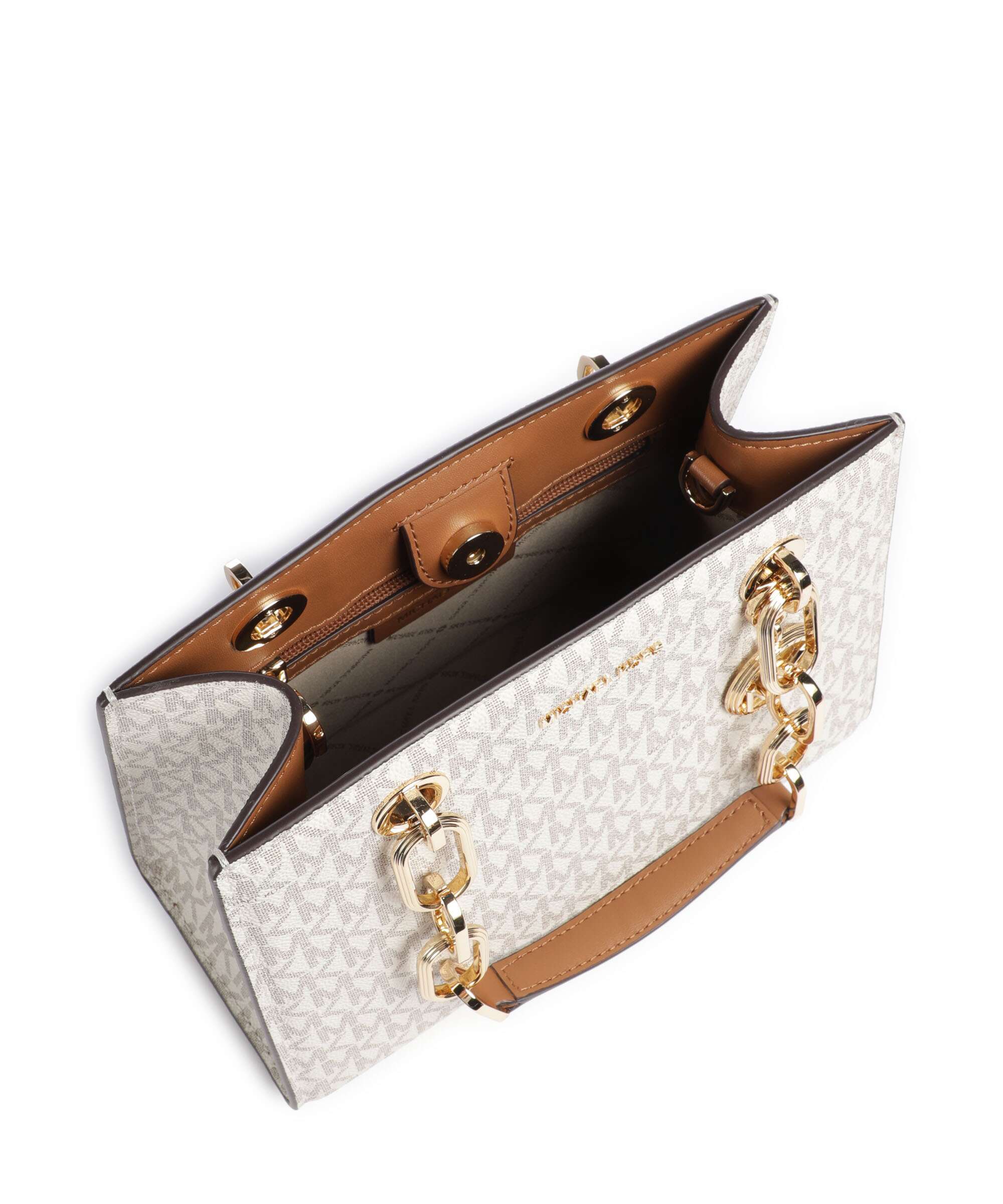 Michael Kors Cynthia Handbag vanilla/acorn