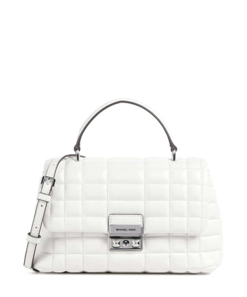 Michael Kors Tribeca Medium Borsa a mano optic white