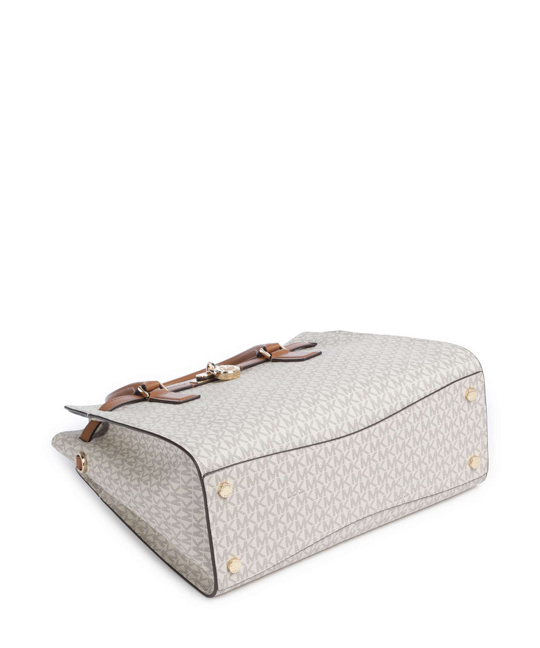 Michael Kors Hamilton Moderne Large Handbag vanilla/acorn