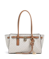 Michael Kors Hamilton Small Borsa a spalla vanilla/acorn