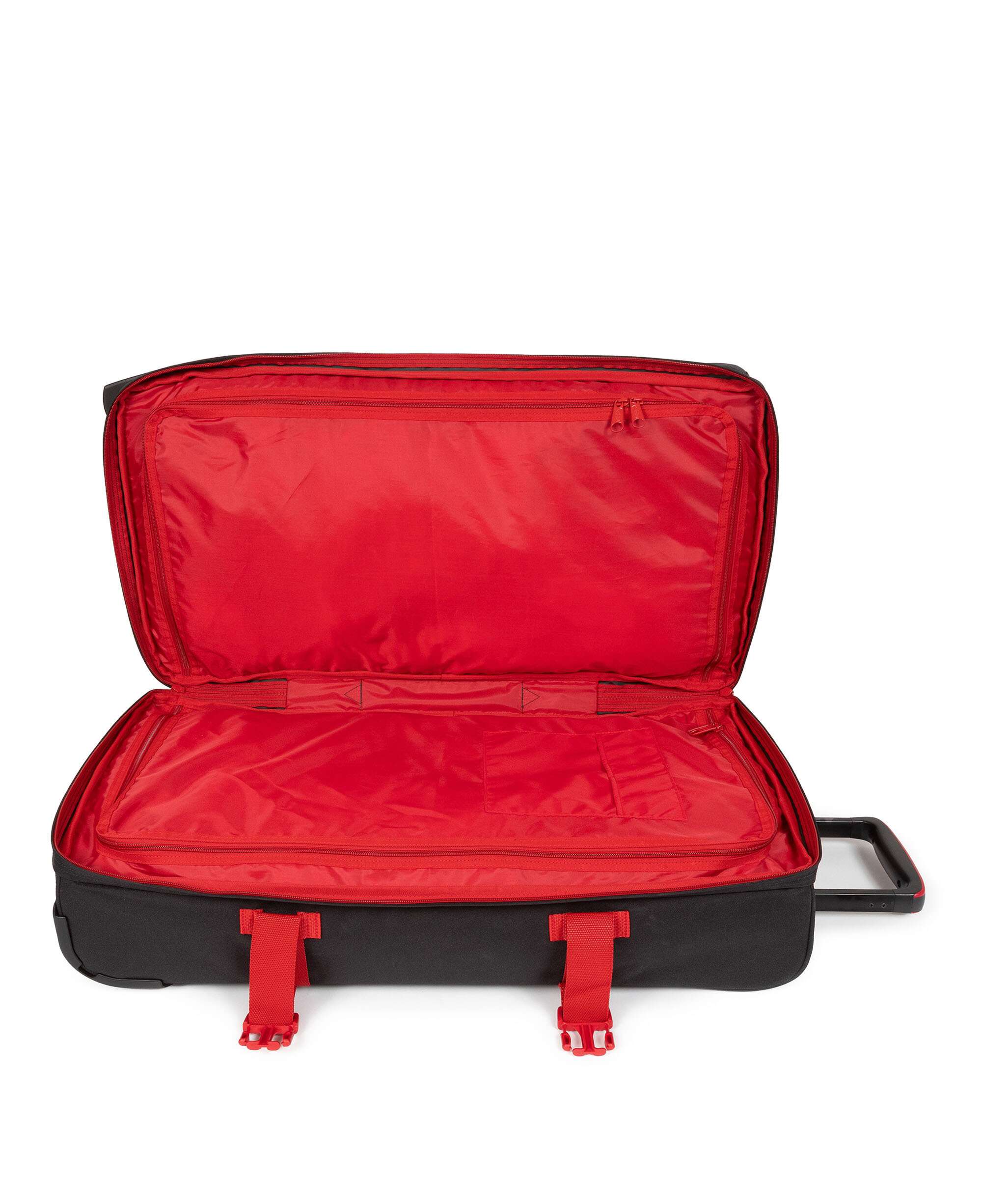 Eastpak Tranverz M Travel bag with wheels kontrast scarlet