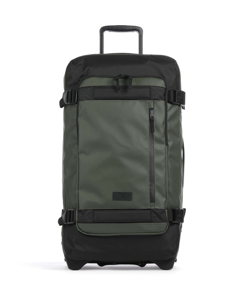 Eastpak Tranverz Cnnct M Travel bag with wheels top khaki