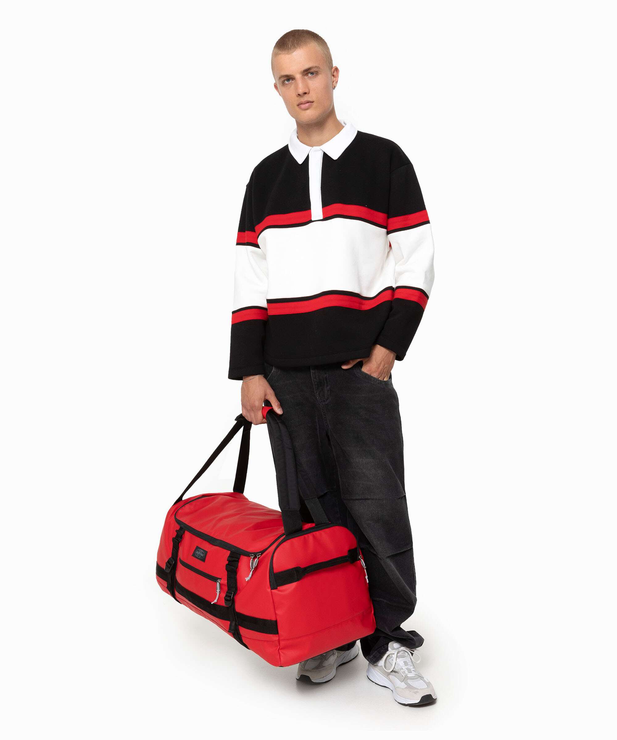 Eastpak Tarp Duffel Pack M Travel backpack tarp black