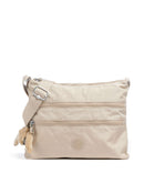 Kipling Basic Alvar Borsa a spalla sparkled beige
