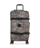 Kipling Basic Spontaneous M Valigia trolley (4 ruote) wild leopard