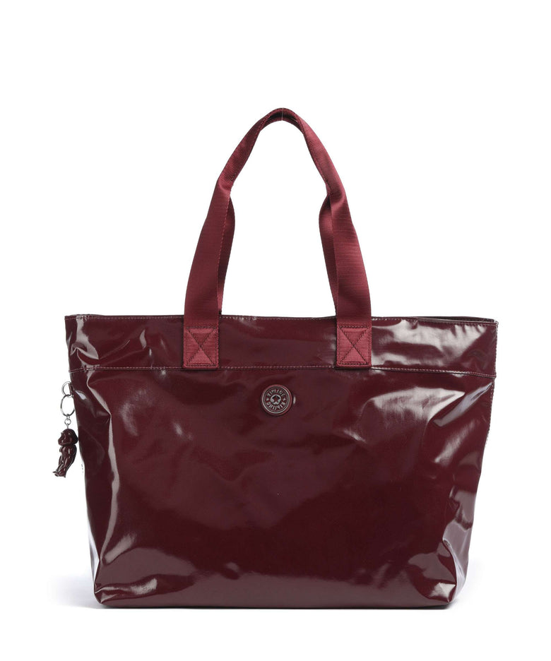 Kipling Elevated Colissa Up Tote bag high gloss wine