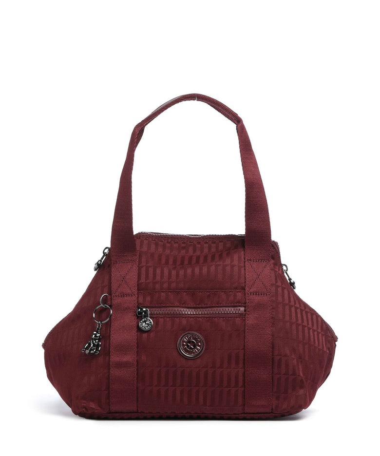Kipling Elevated Art Mini Handbag maroon tile