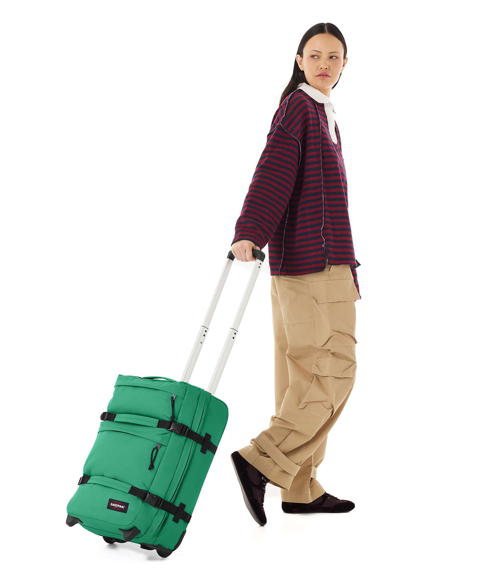 Eastpak Transit'R Plus Core S Travel bag with wheels shamrock green