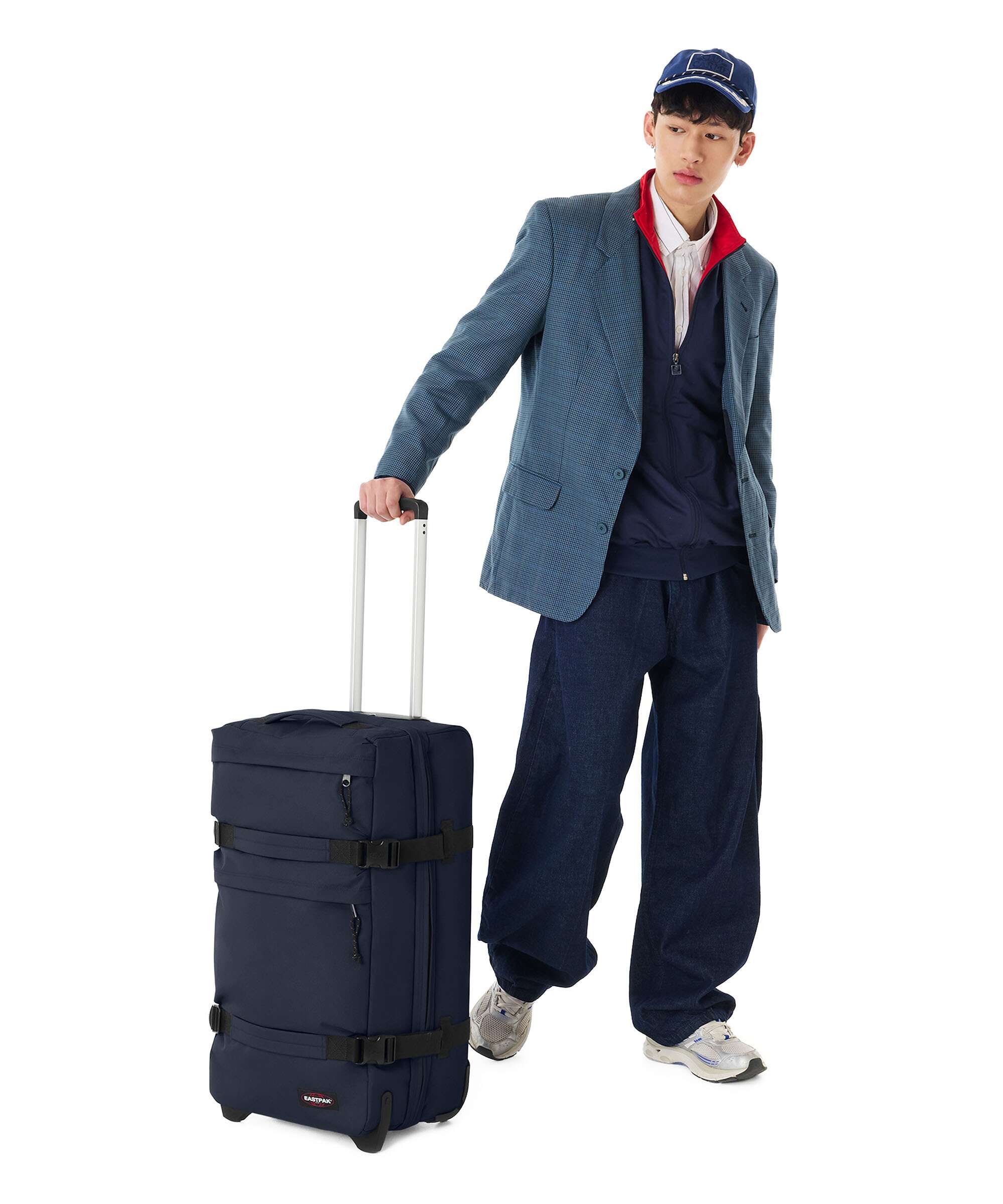 Eastpak Transit'R Plus Core M Travel bag with wheels ultra marine