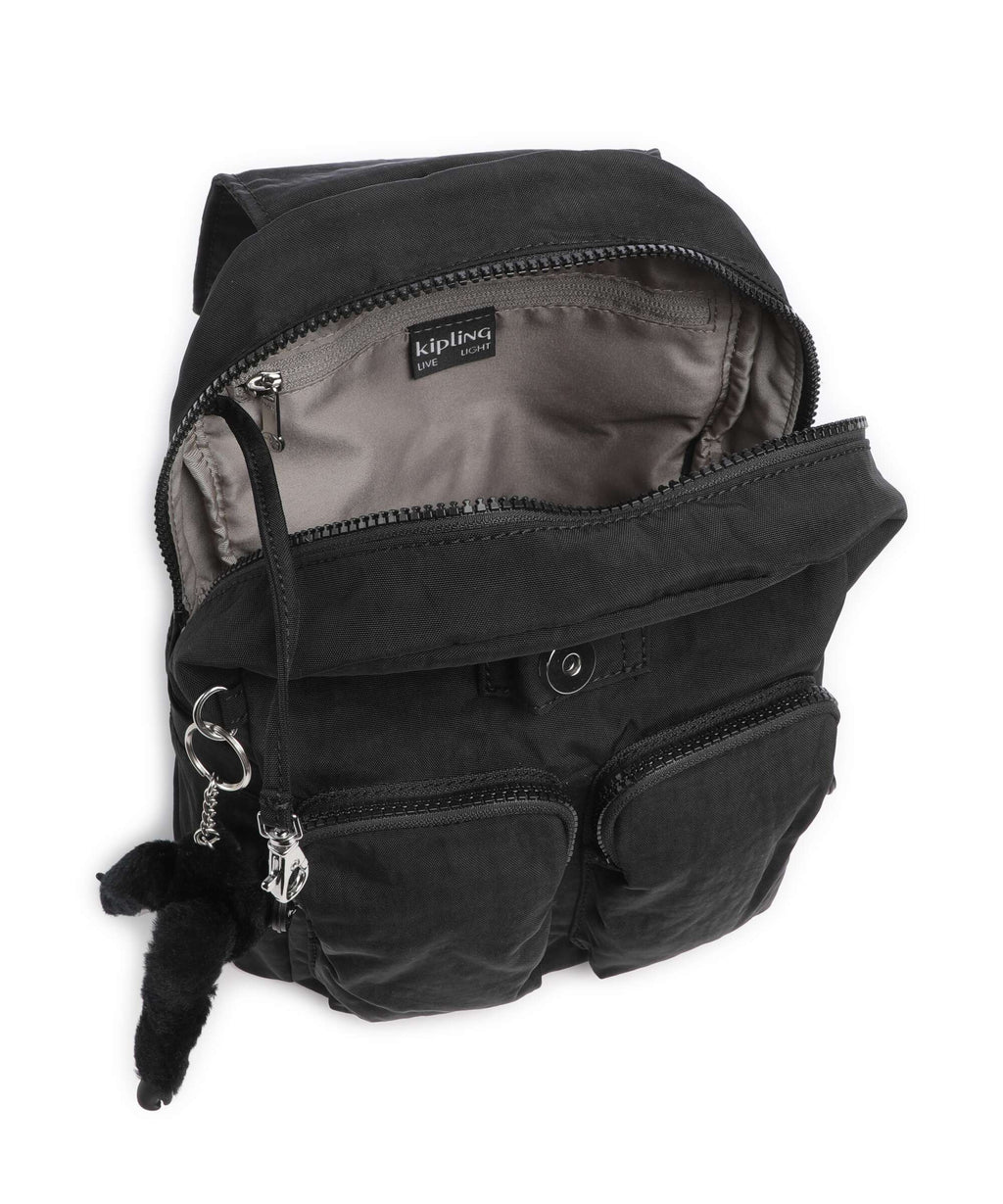 Kipling Basic City Pocket Mini Backpack black noir
