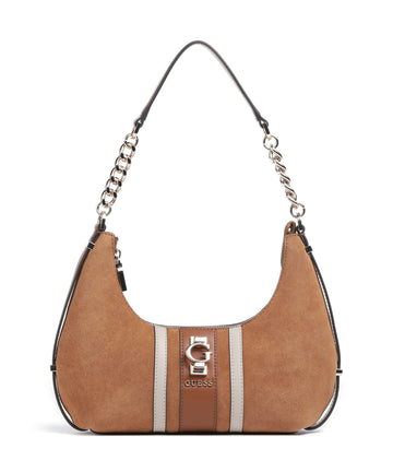 Guess Erenia Borsa a spalla cognac multicolour