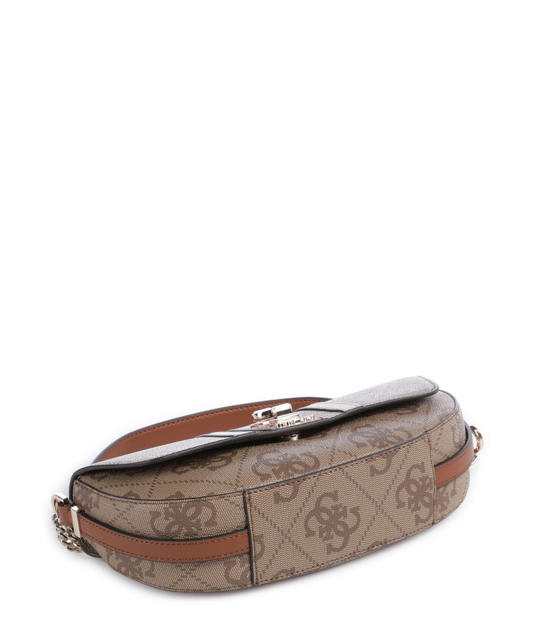 Guess Erenia Shoulder bag latte logo