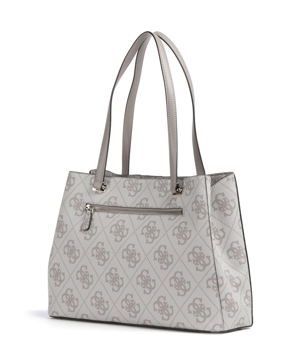 Guess Erenia Tote bag dark taupe logo