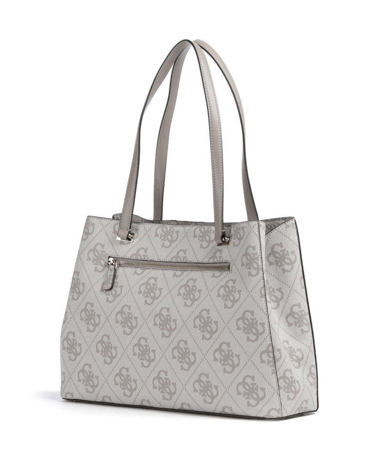 Guess Erenia Tote bag dark taupe logo