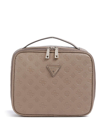 Guess Wilder Toiletry bag dark oak
