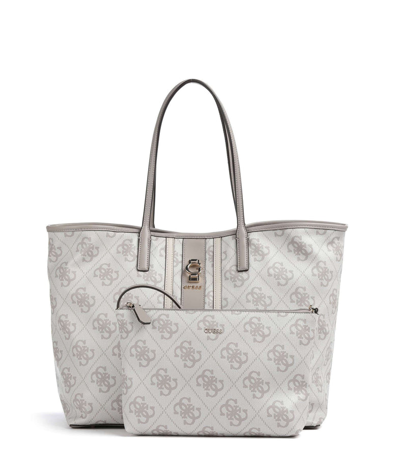 Guess Erenia Tote bag dark taupe logo
