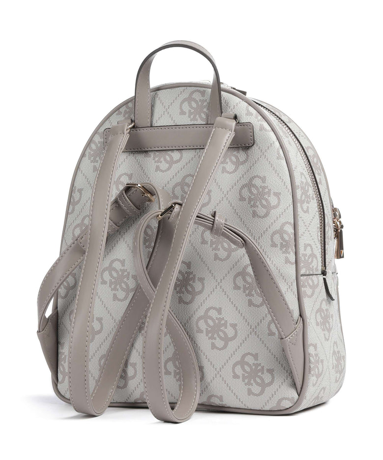 Guess Erenia Backpack dark taupe logo