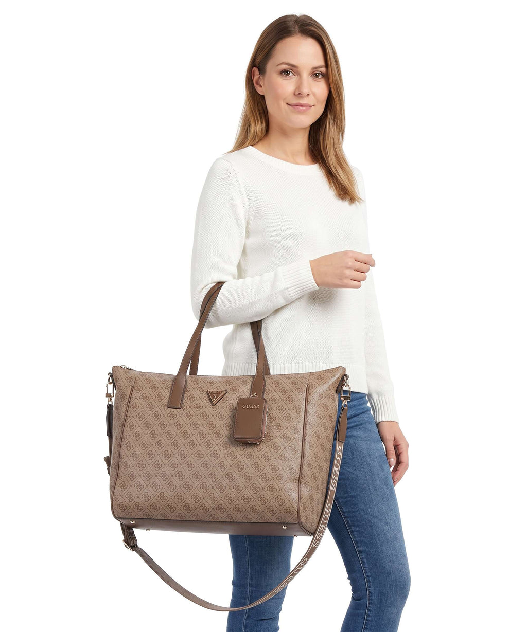 Guess Latona Weekend bag latte logo
