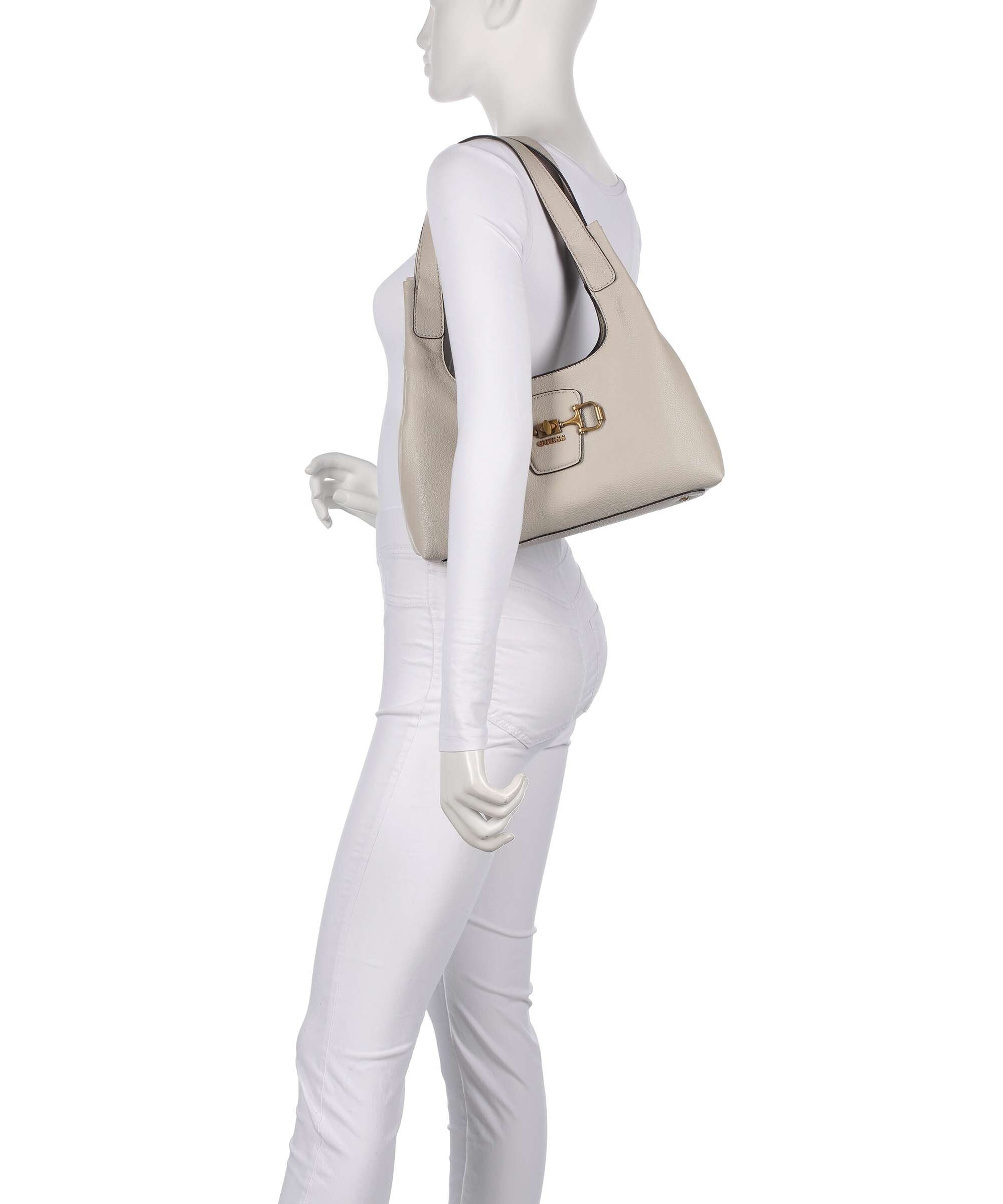 Guess Sunset Small Hobo bag bone