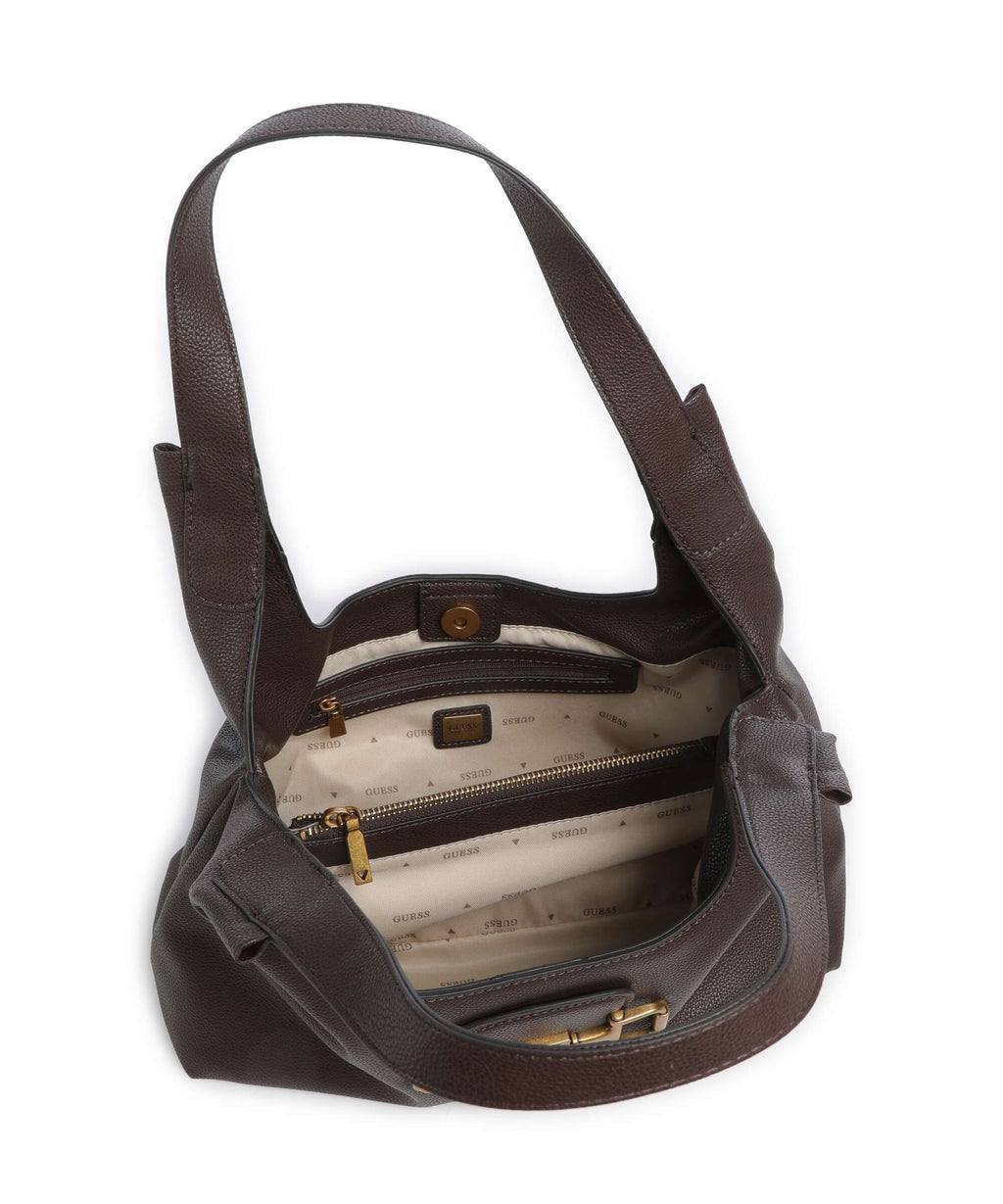 Guess Sunset Small Hobo bag brown