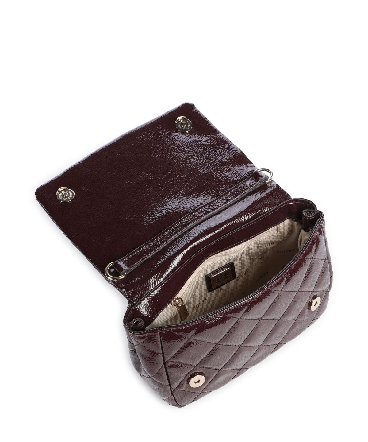 Guess Juliet Mini Crossbody bag burgundy
