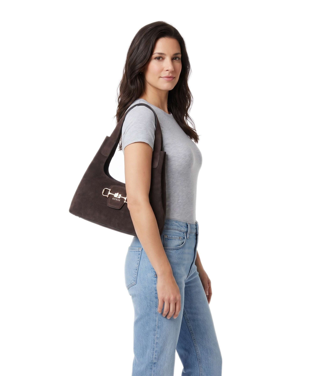 Guess Sunset Small Shoulder bag espresso