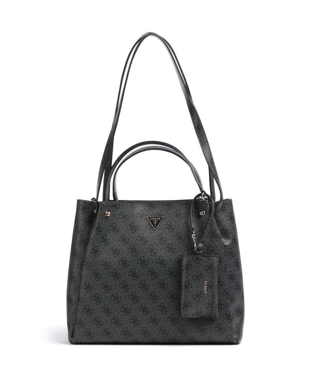 Guess Lorella Girlfriend Logo Handbag coal logo