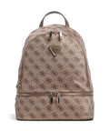 Guess Adrian Logo Medium Backpack latte logo