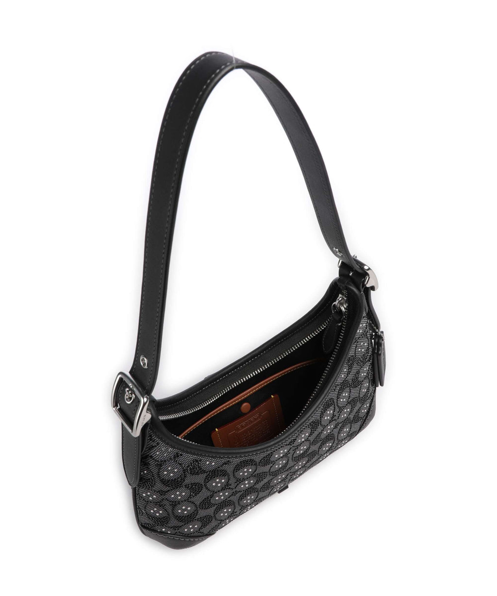 Coach The Coach Originals Hamptons Crystal Signature Shoulder bag black