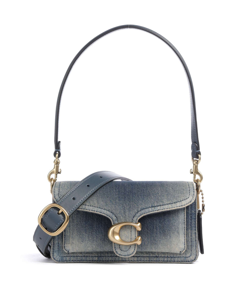 Coach Tabby Loved Denim 20 Shoulder bag dark indigo