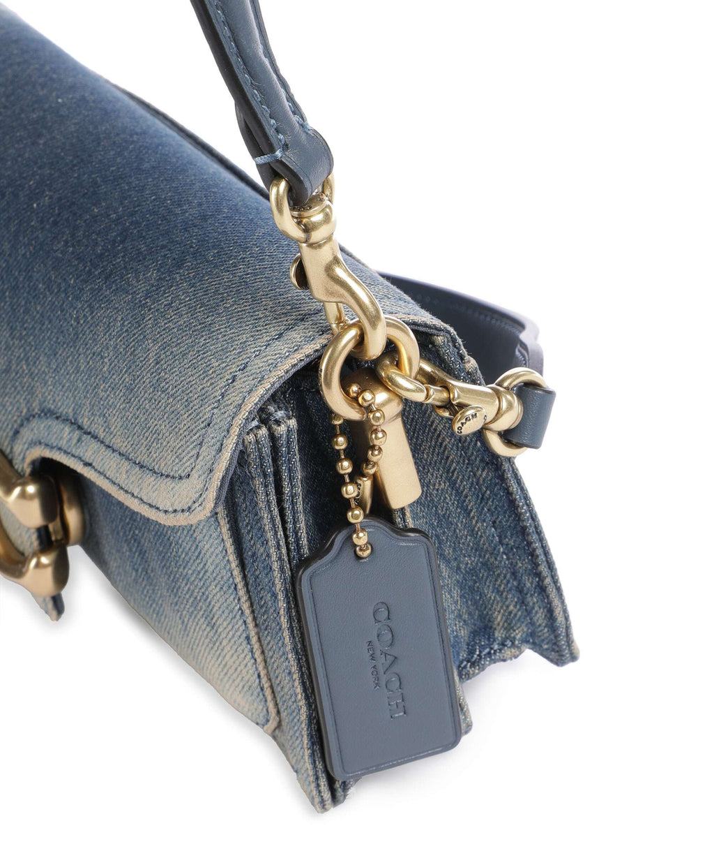 Coach Tabby Loved Denim 20 Shoulder bag dark indigo