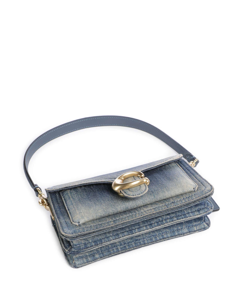Coach Tabby Loved Denim 20 Shoulder bag dark indigo