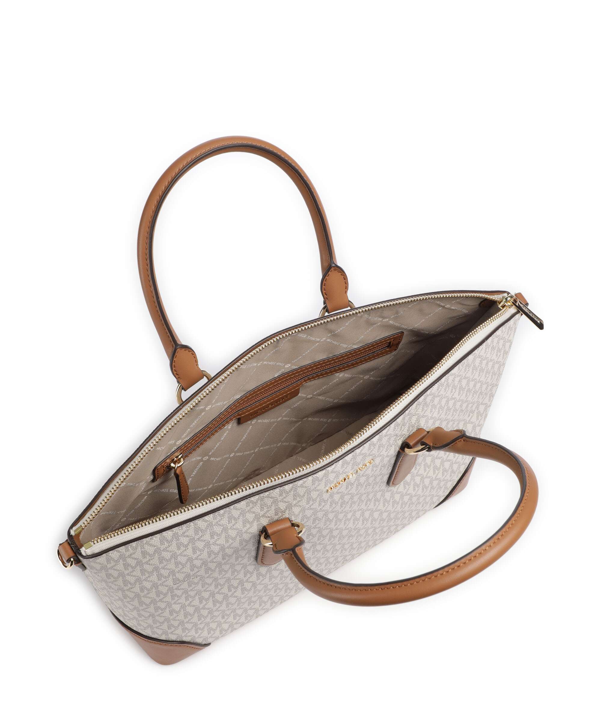 Michael Kors Murphy Large Handbag vanilla/acorn