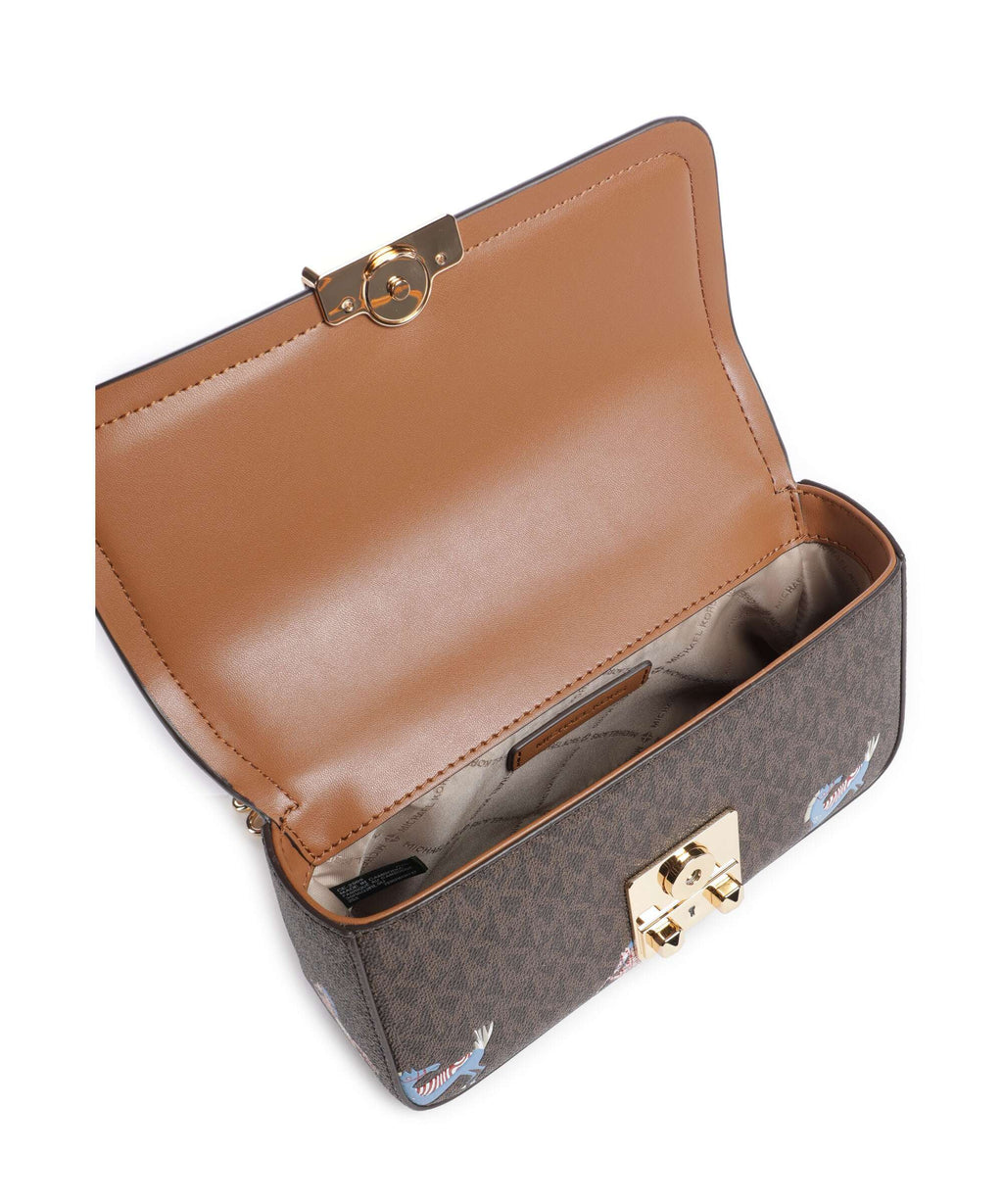 Michael Kors Tribeca Small Shoulder bag brown/acorn