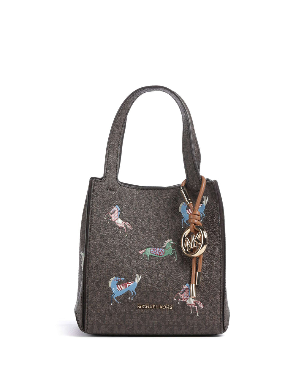 Michael Kors Jordi Small Handbag brown/acorn